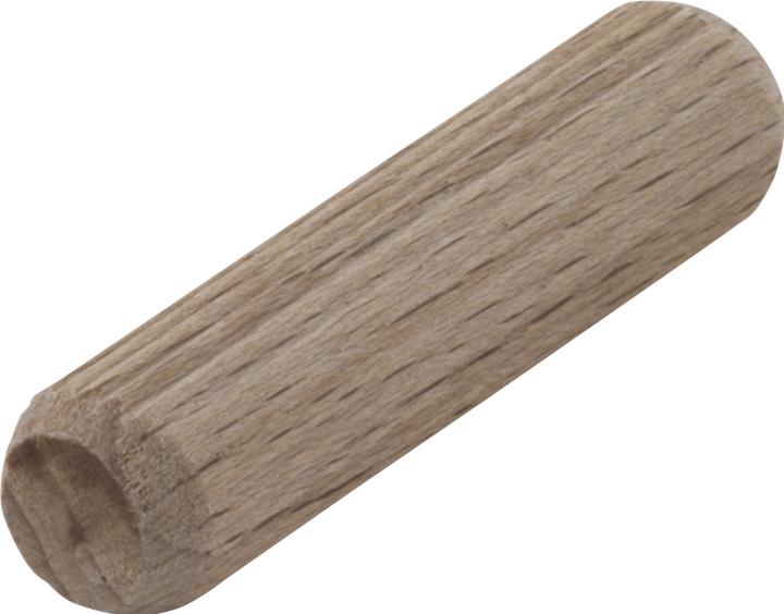 Actual product image wolfcraft 120 long wooden dowels beech ø10x40mm (120 pcs.)