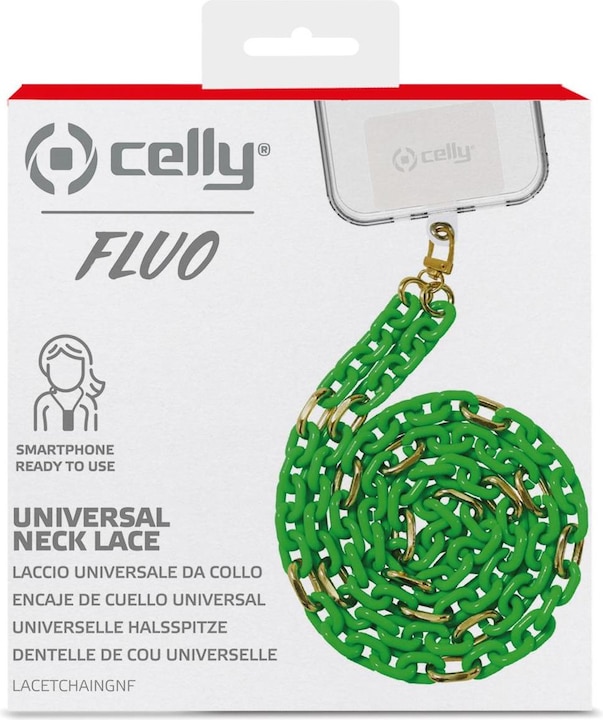 Produktbild Celly LACETCHAINGNF, Hanger, Green