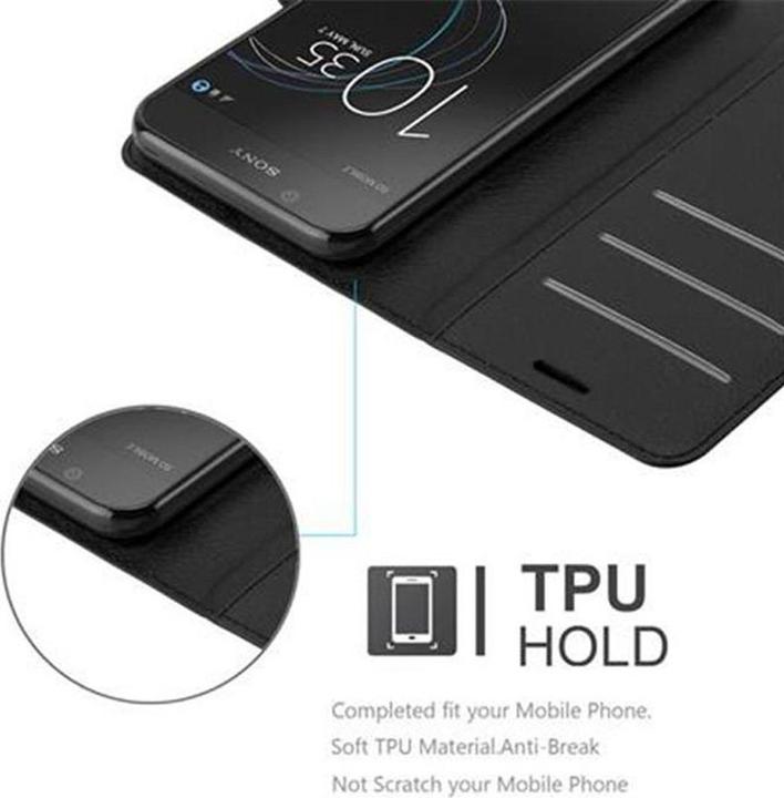 Actual product image Cadorabo Book with stand function cover (Sony Xperia L1)