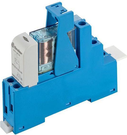 Actual product image Finder Relais-Schnittstellenmodul 1 Wechsler DC 24V 10A Schraubklemme 48