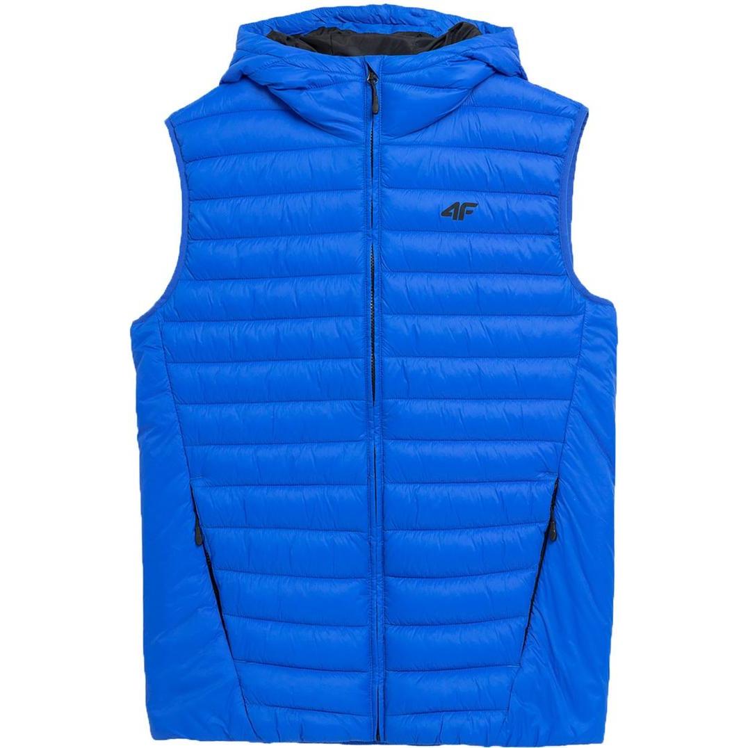 4F, Herren, Weste, Herrenweste M063 cobalt 4FAW23TVESM063 36S, Blau, (36)