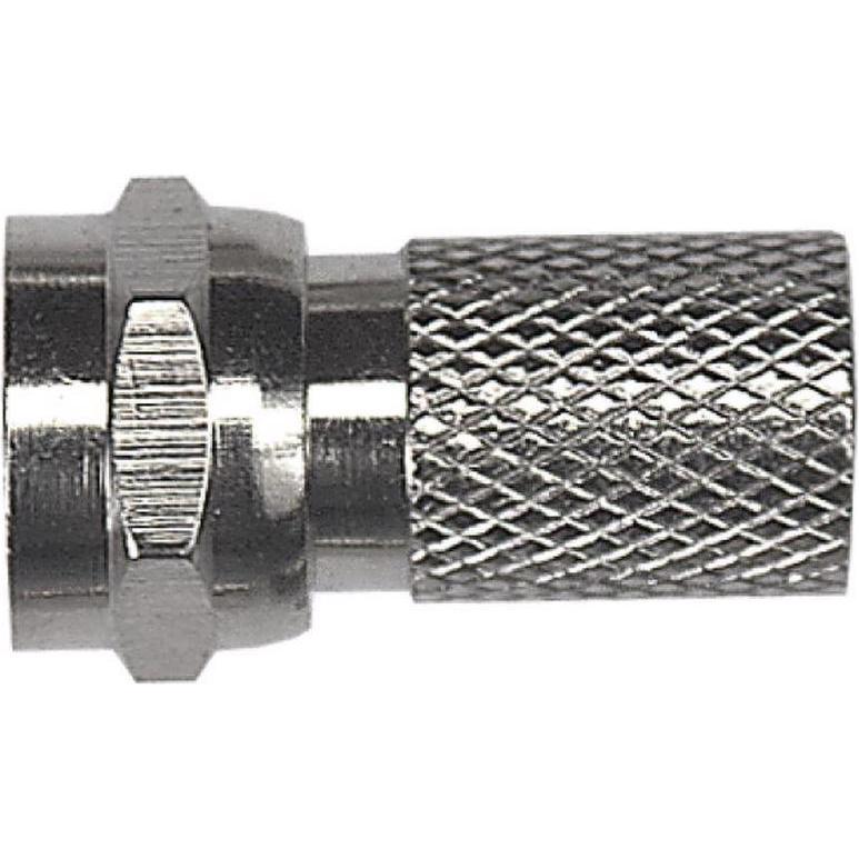 Axing F-Schraubstecker CFS 1-00 6,5mm (Sonstige), SAT Zubehör, Silber