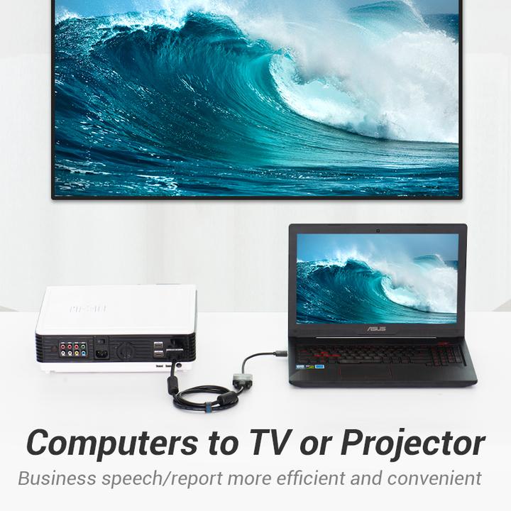 Productafbeelding Vention HDMI naar VGA omvormkabel 0,15M (VGA, HDMI, 15 cm)