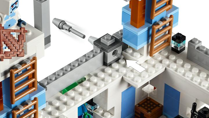Produktbild LEGO Der Eispalast (21186, LEGO Minecraft)