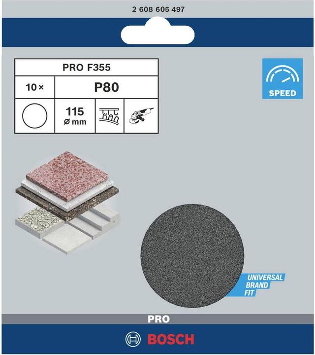Productafbeelding Bosch Professional Zubehör Schuurpapier voor schuurpunt (80)