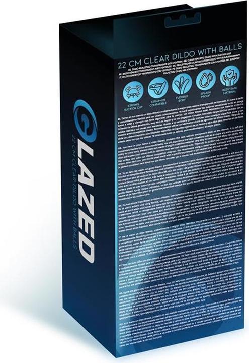 Actual product image Glazed Realistic Dildo with Testicles