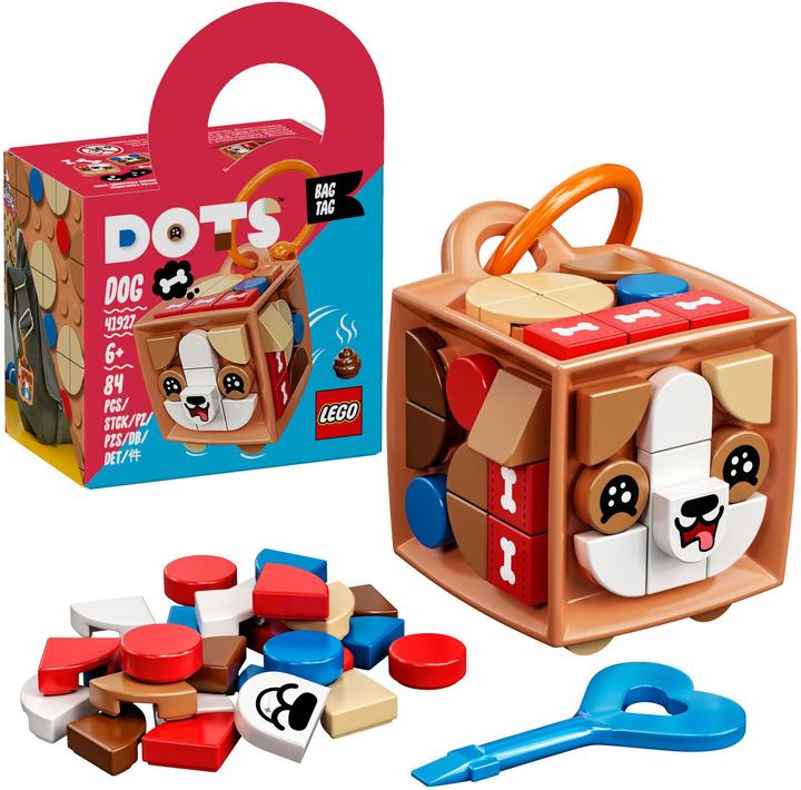 Produktbild LEGO Taschenanhänger Hund (41927, LEGO Dots)