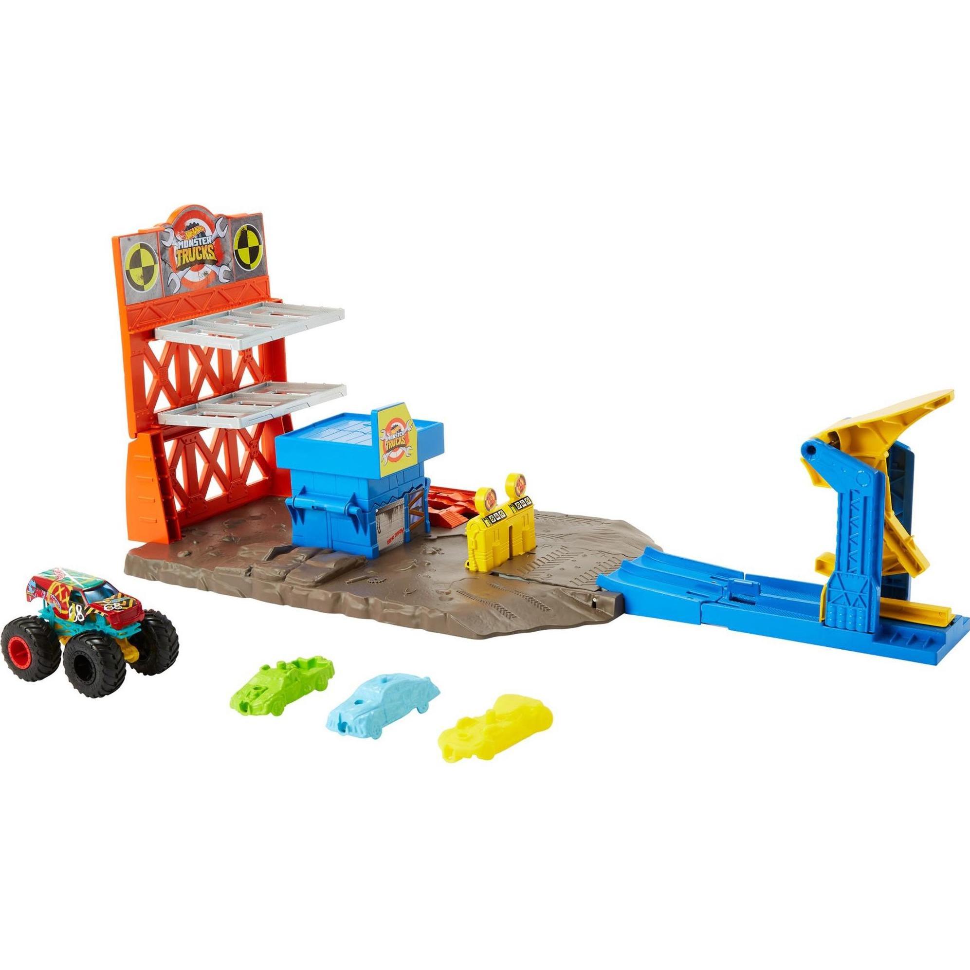 Hot Wheels Monstertrucks Sprengstation