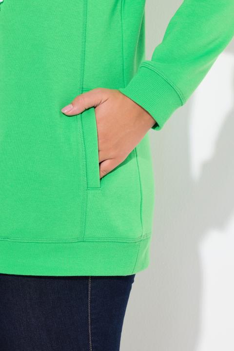 Produktbild Ulla Popken Sweatshirt, weiter Stehkragen, Taschen, Raglan-Langarm (50, 52)