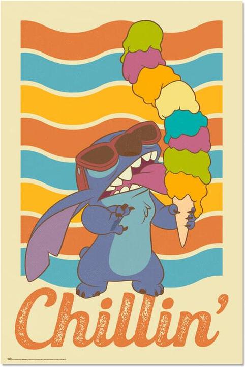 NoName STITCH - Chillin's - Poster 61x91cm (61 x 91 cm)