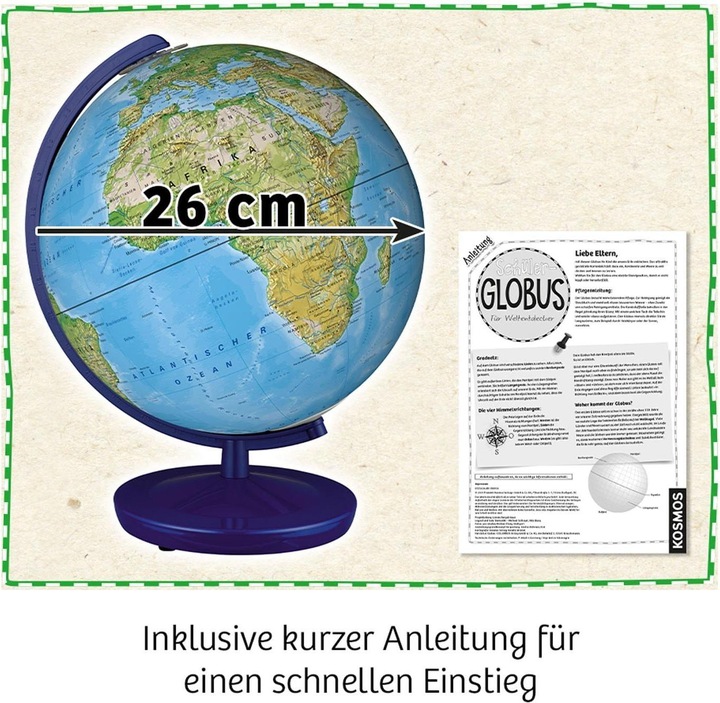 Actual product image Kosmos Student globe (26 cm)