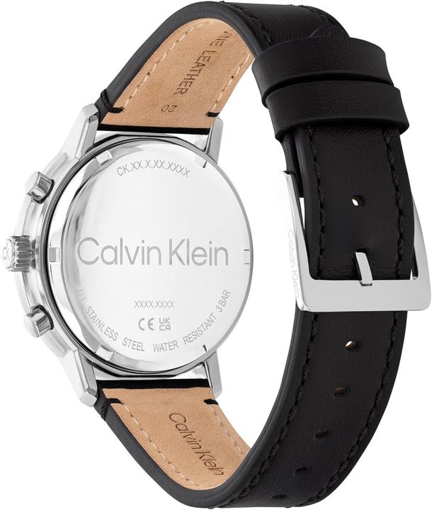 Image du produit Calvin Klein Analogue multifonctionnel à quartz, pour homme, disponible avec bracelet acier ou cuir (41 mm)