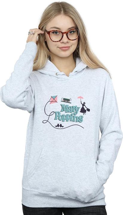 Produktbild Disney Mary Poppins Logo Kapuzenpullover (L)