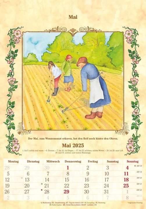 Immagine prodotto Alpha Edition Calendario contadino (Copertina rigida, Tedesco)