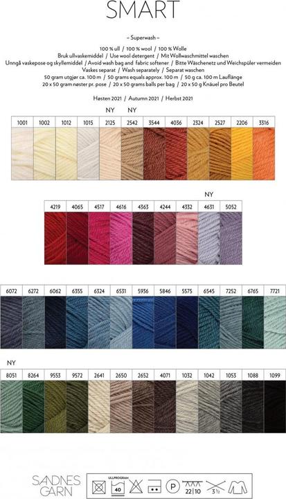 Produktbild Sandnes Garn Smart 50g (100 m)