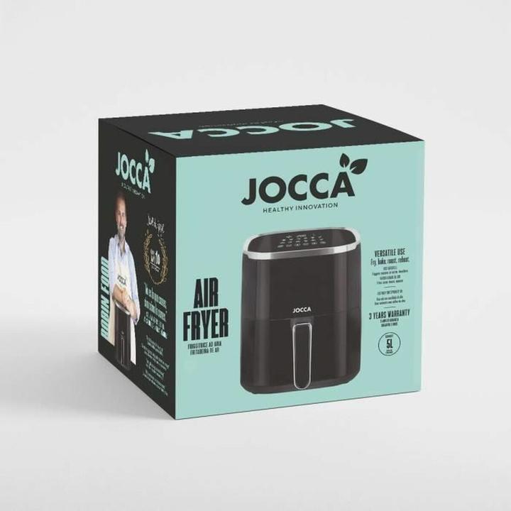 Actual product image Jocca Airfryer - Heteluchtfriteuse - 5 Liter - 1450W - Zwart