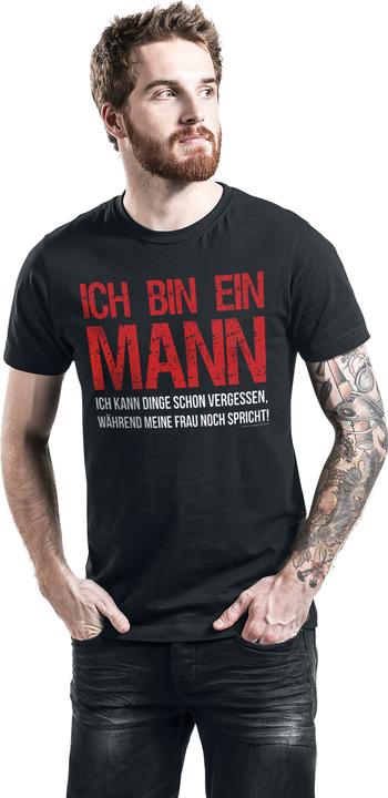 Produktbild Gaming-Sprüche Ich bin ein Mann (M)