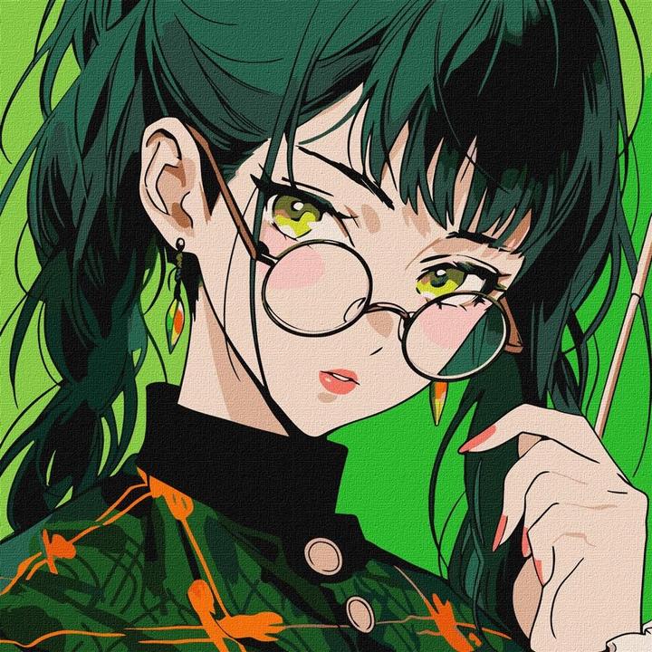 Actual product image Ideyka Malen nach Zahlen - Die Magie der grünen Augen ©art selena ua