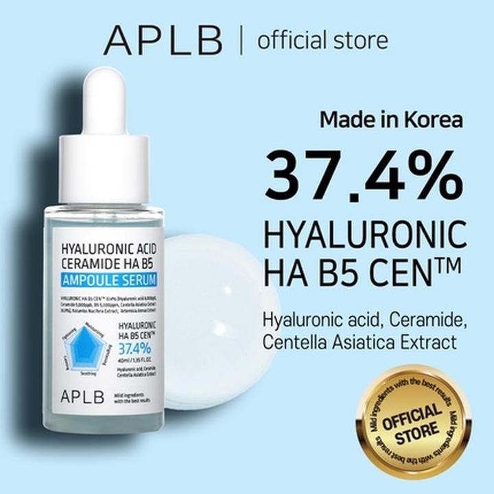 Actual product image Aplb Hyaluronic Acid Ceramide HA B5 Ampoule Serum 374 (30 ml)