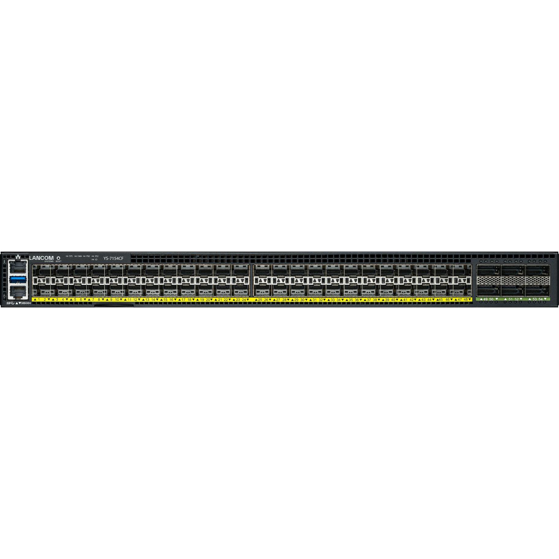 Lancom Systems YS-7154CF-B2F ab 10.2024 (54 Ports), Netzwerk Switch, Schwarz