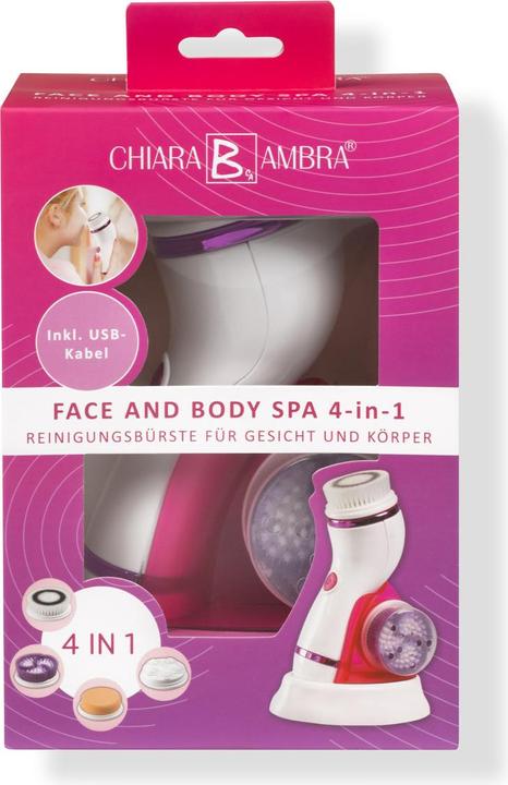 Produktbild Chiara Ambra Elektrische Reinigungsbürste für Gesicht und Körper, pink