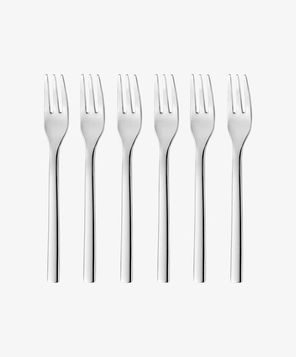 Produktbild WMF Kuchengabel Gabel Dessertgabel Essbesteck 6 Stück Nuova Edelstahl 18/10 (6 Stück, Gabel)
