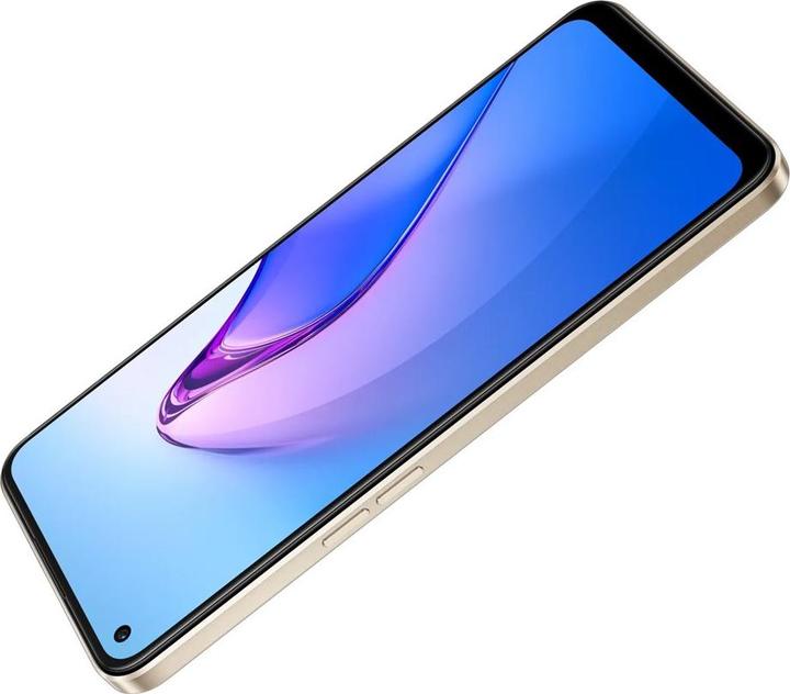 Produktbild OPPO Reno 8 (256 GB, Shimmer Gold, 6.43", Dual SIM, 5G)