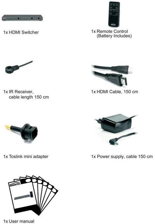 Produktbild Marmitek Connect 621 UHD 4K HDMI Umschalter