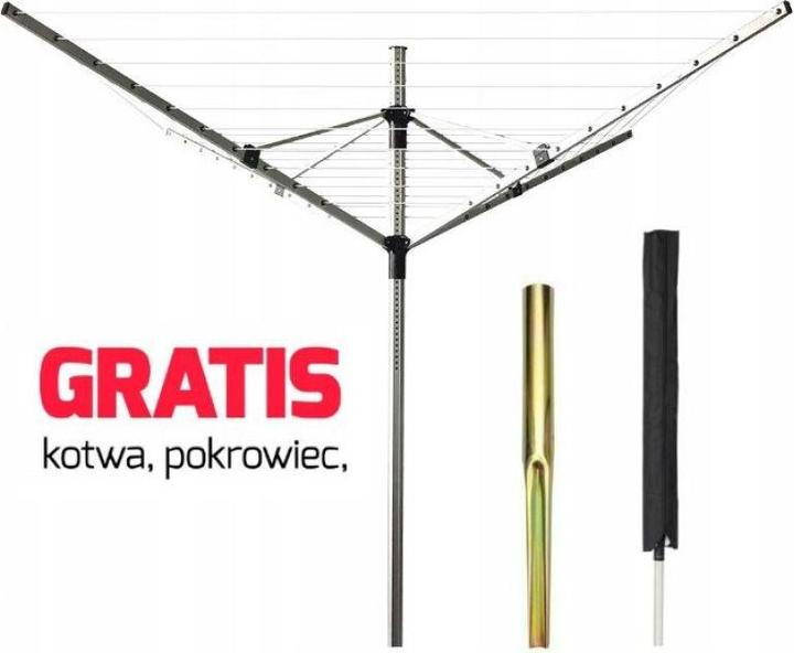 Produktbild Promis SU200 CAPRI four-arm garden laundry dryer (50 m)