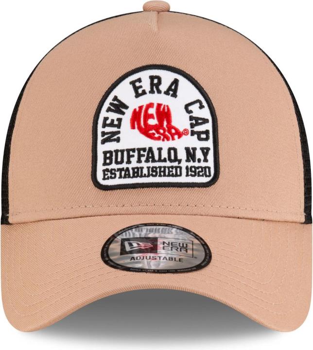 Produktbild New Era 9Forty A-Frame Trucker Cap - State Patch Beige (One Size)
