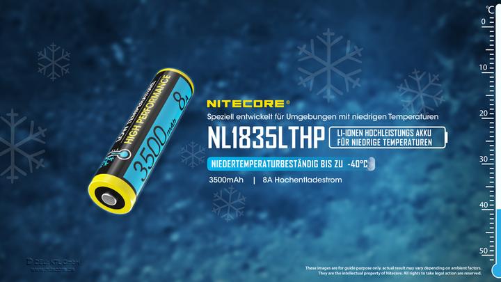 Actual product image Nitecore Li-Ion Akku Typ 18650