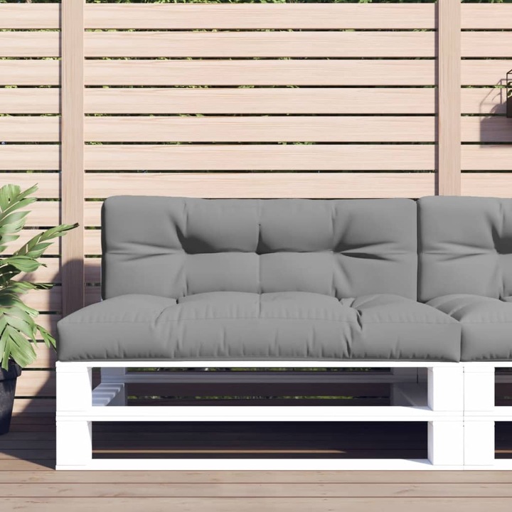 Image du produit VidaXL Ensemble salon de jardin 10 pièces avec coussins (120 x 40 x 12 cm)