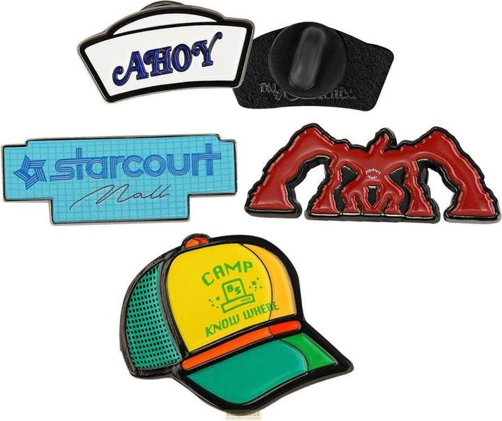 Produktbild Cinereplicas Stranger Things Ansteck-Pins 4er-Pack Season 3
