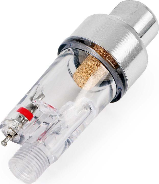 Actual product image Wiltec Spare Part Airbrush Compressor Mini Air Filter and Water Separator 9.51 mm (1/8") Guns