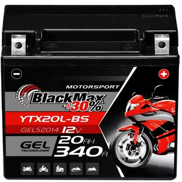 Image du produit BlackMax YTX20L-BS (12 V, 20 Ah, 340 A)