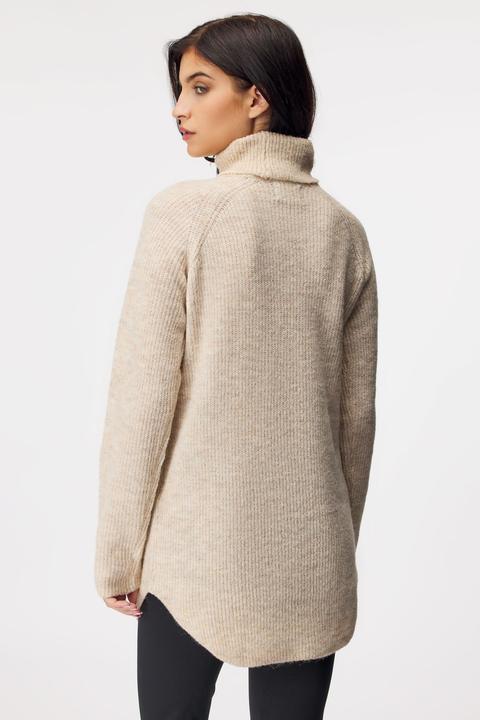 Actual product image Pieces Knitted Turtleneck Tunic (XL)