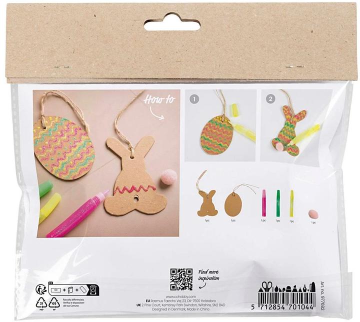 Produktbild Creativ Company Bastelset Ei und Hase