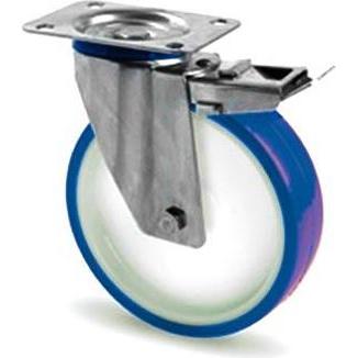Rs Pro, Möbelrollen, Drehlager Lenkrolle, Rad ø 100mm, 120kg, Ge