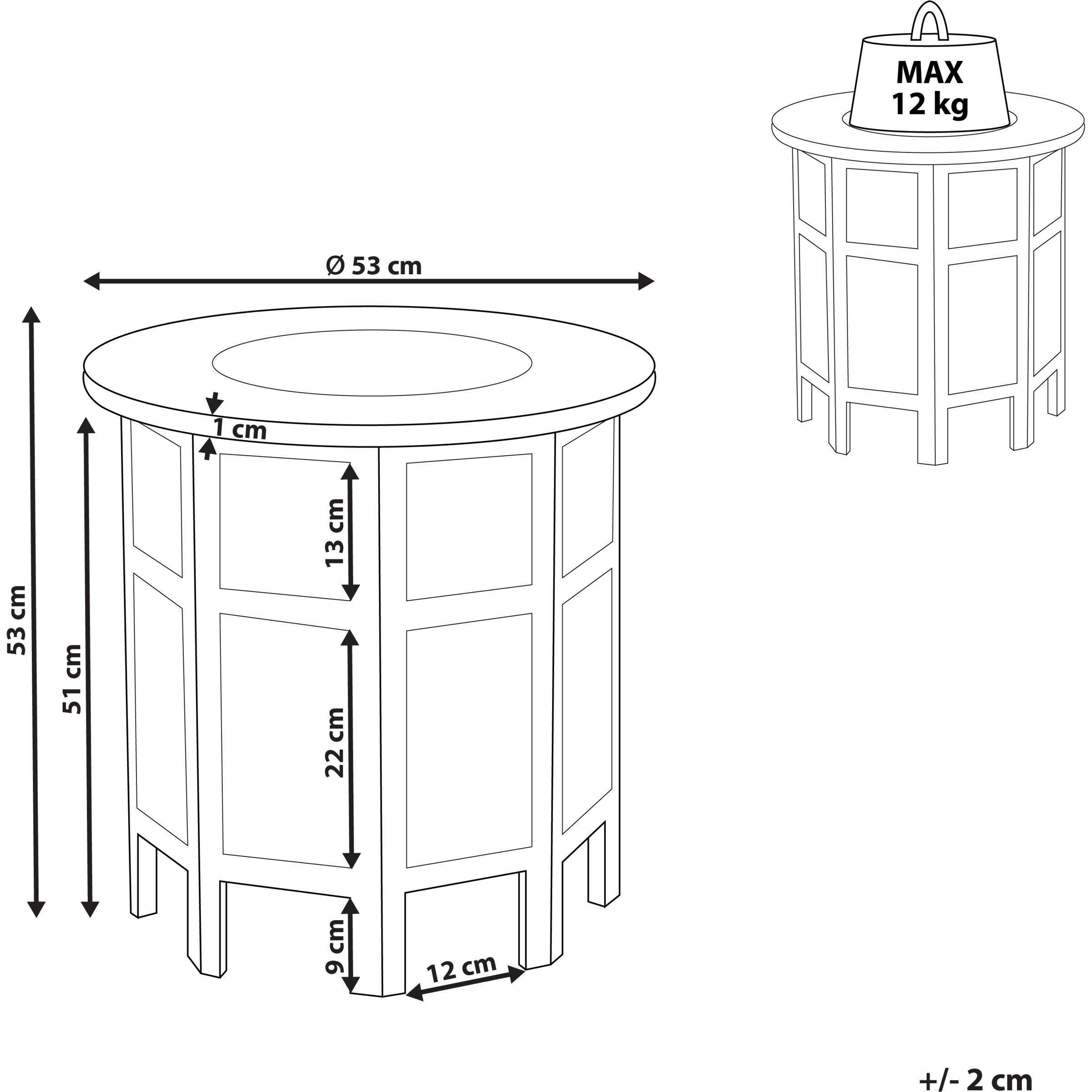 Thumbnail - Beliani, Couchtisch + Beistelltisch, Elara