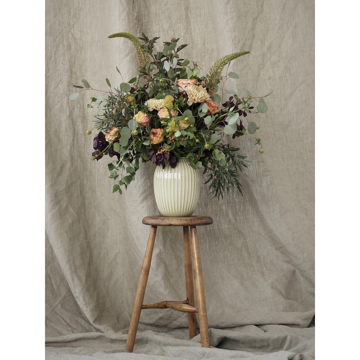 Thumbnail - Kähler, Vase, Vase HAMMERSHOI hellgelb (1 x, Ø 13.5 x 12.5 cm)