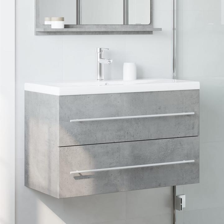 Produktbild VidaXL Waschbeckenunterschrank Unterschrank Wand Badschrank Artisan-Eiche