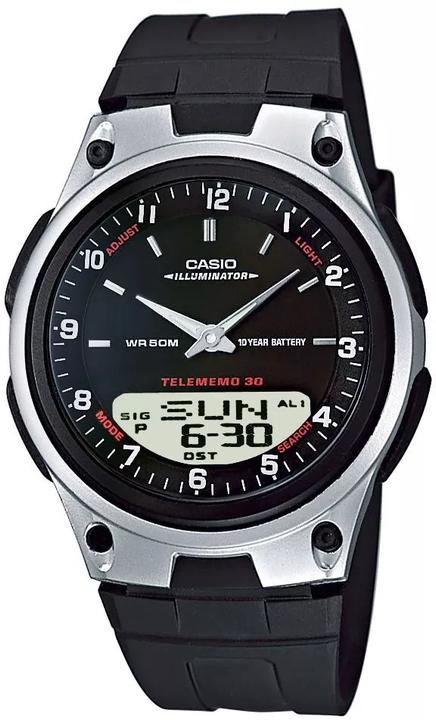 Actual product image Casio DUAL AW-80-1AVDF Men's watch + BOX