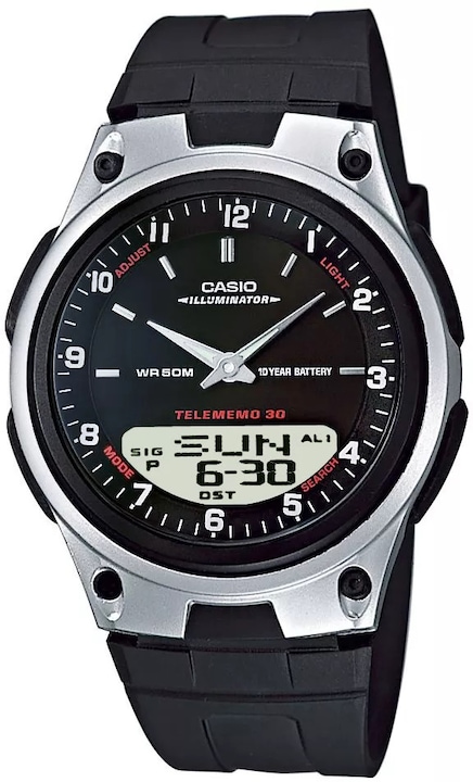 Productafbeelding Casio DUAL AW-80-1AVDF Herenhorloge + DOOS