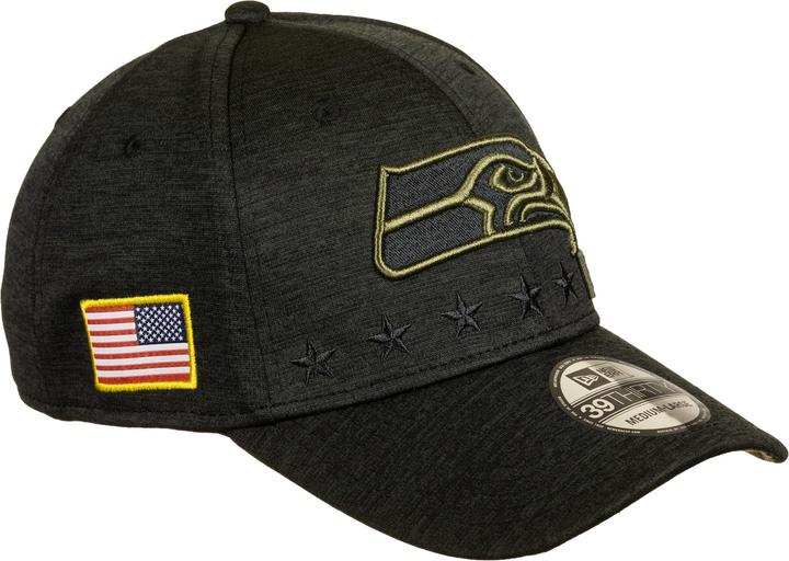 Image du produit New Era NFL Seattle Seahawks 39Thirty Salute to Service Cap (M, L)