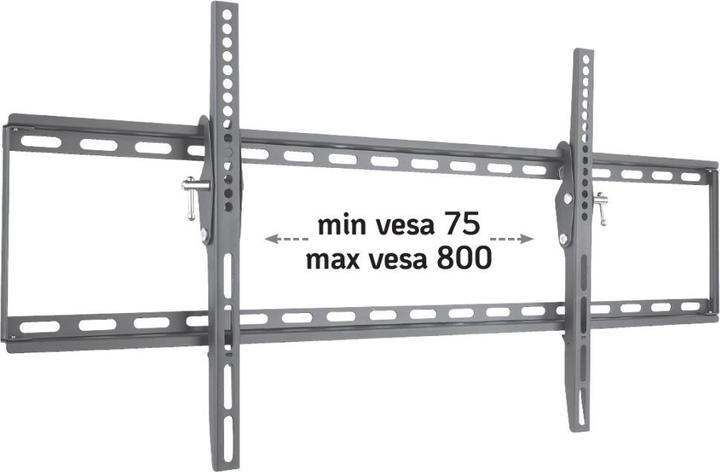 Produktbild Techly ICA-PLB 161XL - Befestigungskit (Wandplatte, Riegel, 2 VESA-Schienen) für LCD TV (Wand, 80", 60 kg)