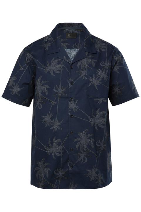 Immagine prodotto JP1880 Hemd, Halbarm, Cuba-Kragen, Alloverprint, Cuba-Fit (8XL)