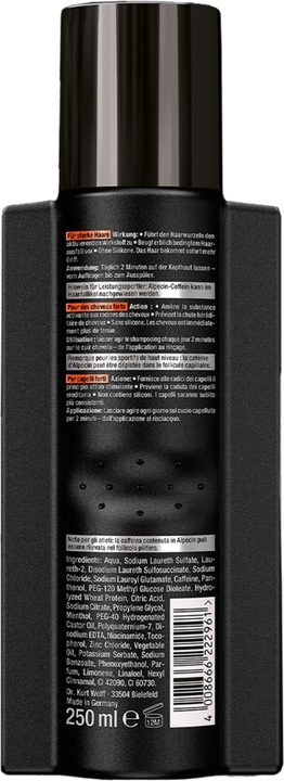 Immagine prodotto Alpecin Shampoo alla caffeina C1 Black Edition (250 ml, Shampoo liquido)