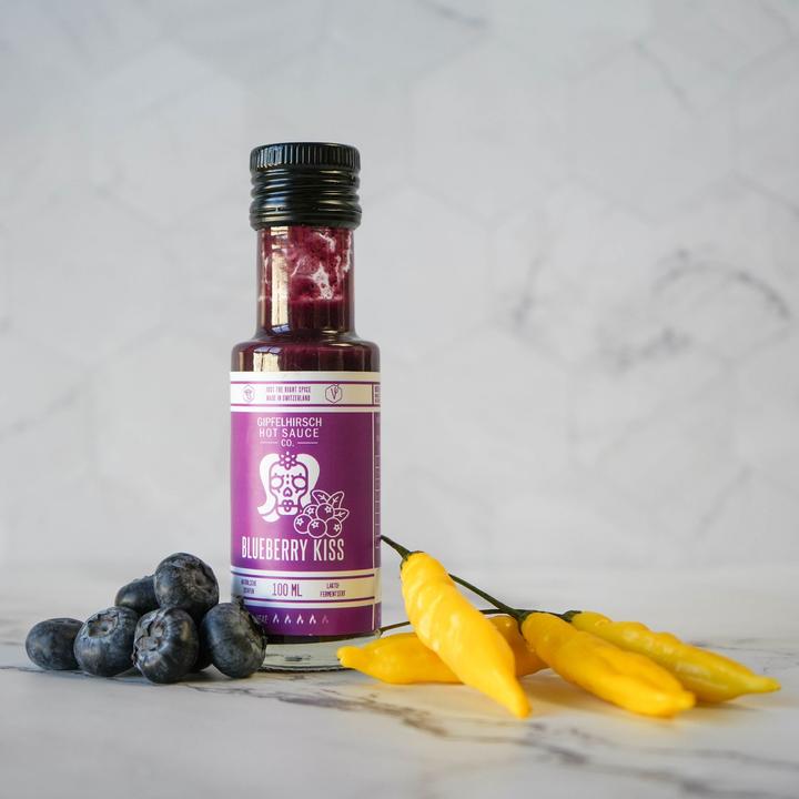 Actual product image Gipfelhirsch Blueberry Kiss - The blueberry hot sauce (230 g)