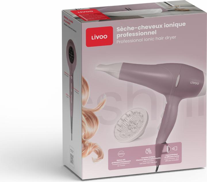 Produktbild Livoo Professioneller Ionen-Haartrockner (2400 W)