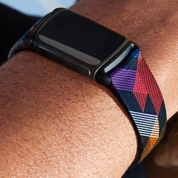 Produktbild Fitbit Charge5WovenBandPrismPride L